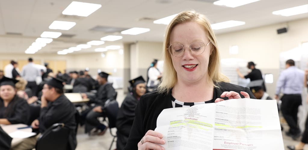 Renae highlights every one of her ESL students at graduation.